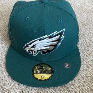 Philadelphia Eagles New Era Fitted Cap, 7 1/8